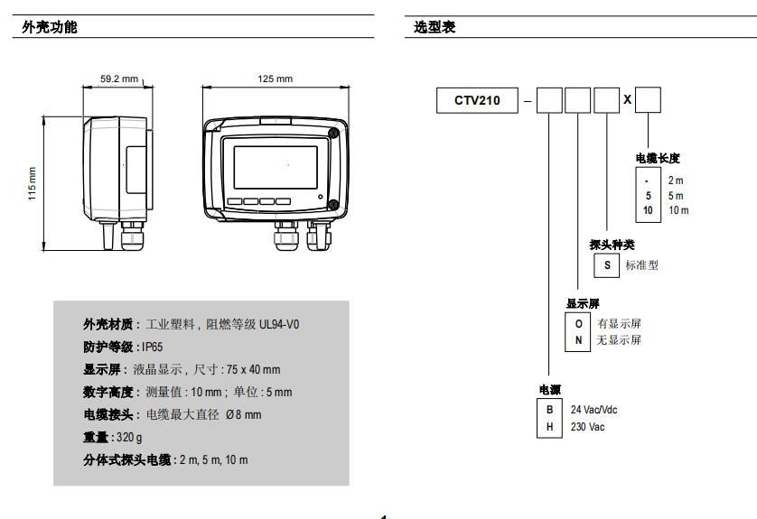 凱茂KIMO CTV210多功能熱線式風速風量溫度變送器