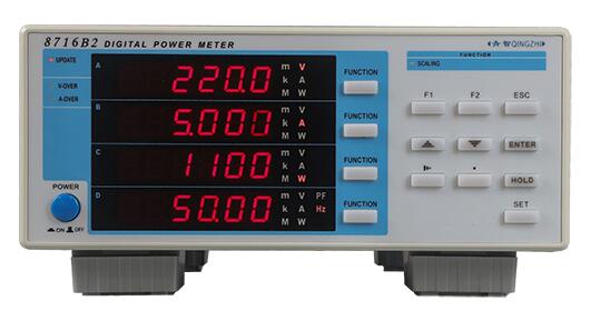 8716B2單相功率計 單相數(shù)字電參數(shù)測量儀