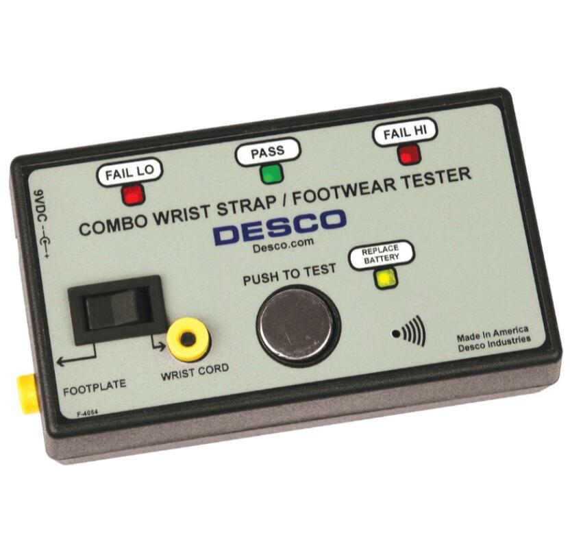 DESCO 19250手腕帶/工鞋接地測(cè)試儀-COMBO Meter-停產(chǎn) 升級(jí)型號(hào)為19280