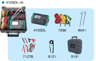 KEW 4105DL接地電阻測試儀