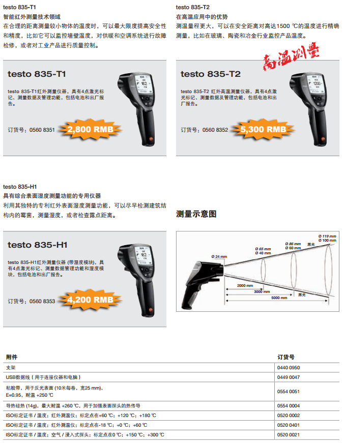 德國 testo 845 專業(yè)型紅外測溫儀0563 8450